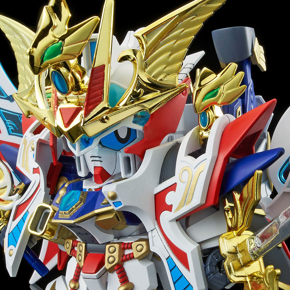 ガンプラ 機動戦士ガンダム BB戦士 LEGENDBB 金属感溢れるメッキの鎧をまとい、和シールが戦国武将の雰囲気を演出