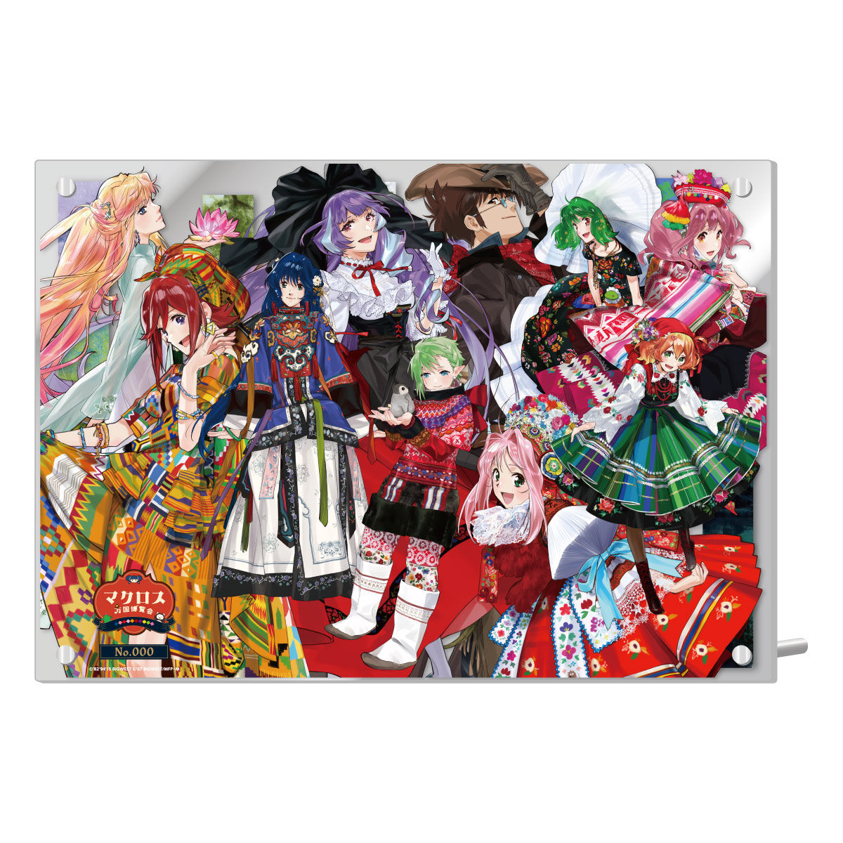 マクロス万国博覧会 A賞アクリルパネル ランカ 完全受注販売】ランカ・リー誕生日記念 A4レイヤーアクリルパネル（娘