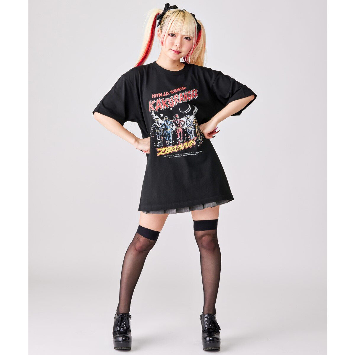 東映ヒーローTシャツ 忍者戦隊カクレンジャー アメコミ風柄 | スーパー