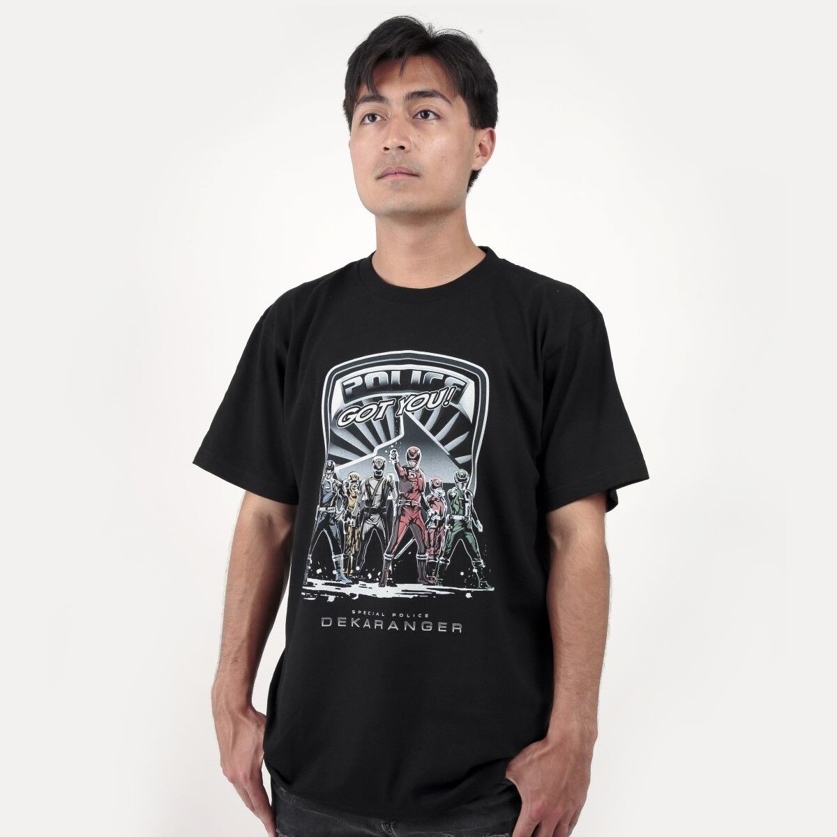 東映ヒーローTシャツ 特捜戦隊デカレンジャー アメコミ風デザイン