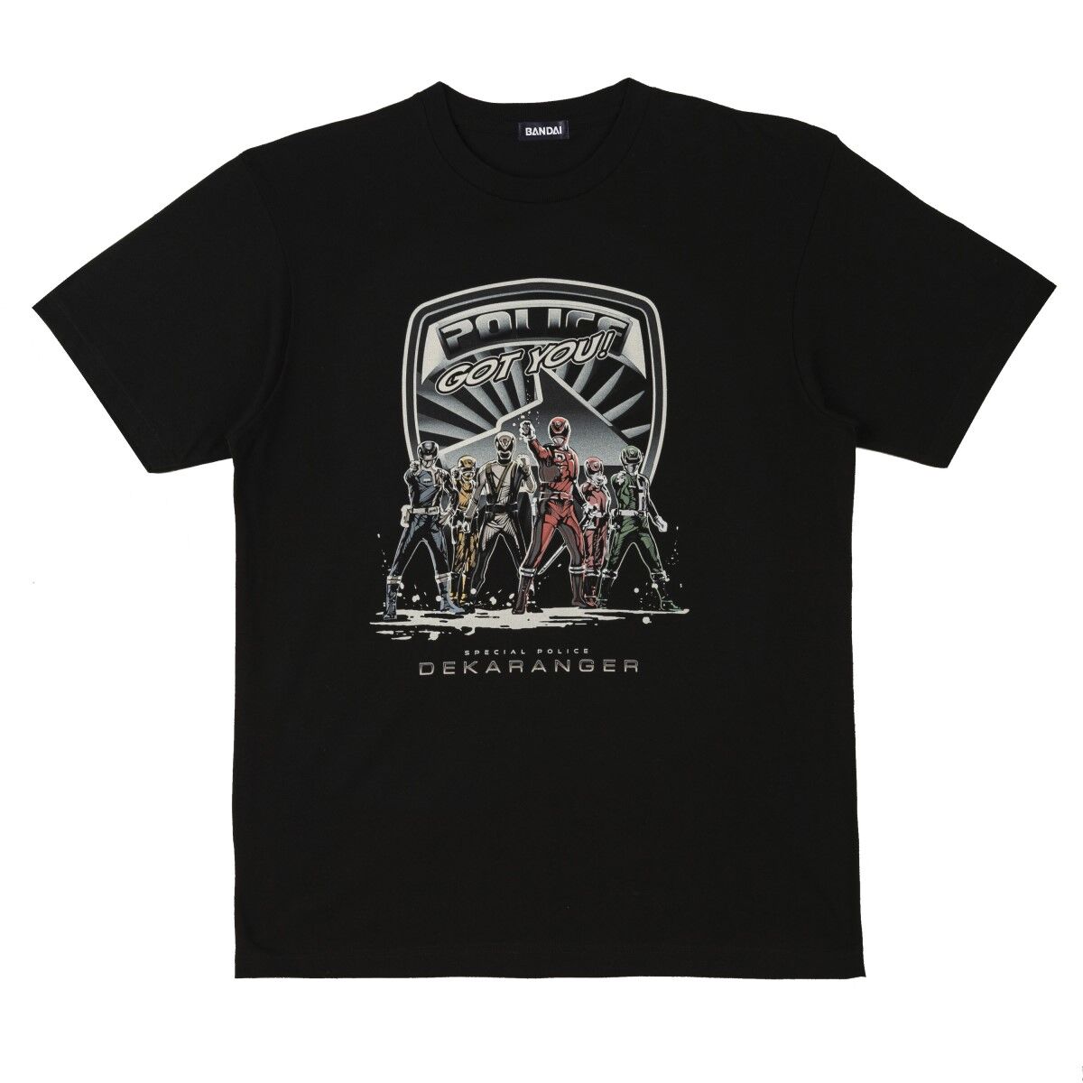 東映ヒーローTシャツ 特捜戦隊デカレンジャー アメコミ風デザイン