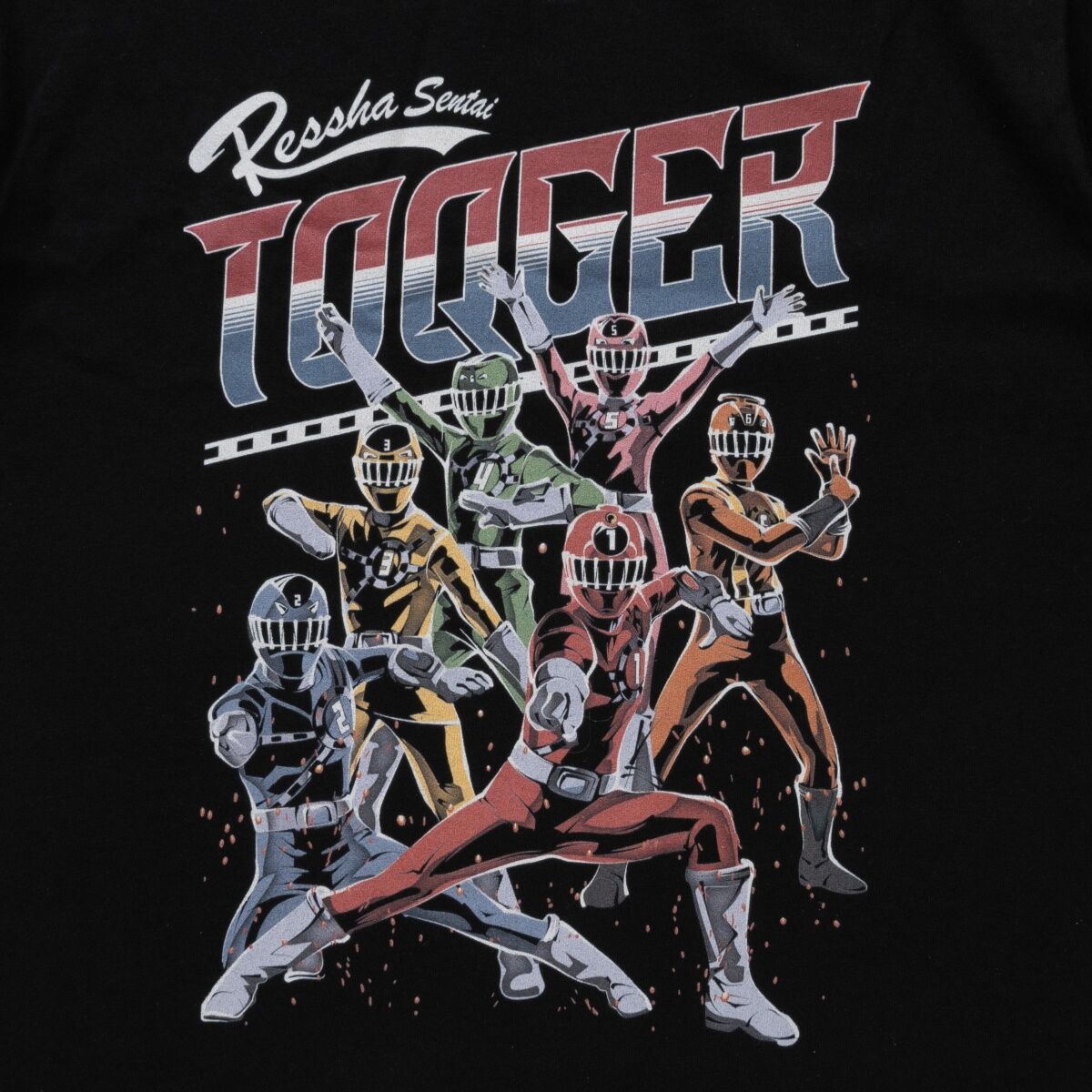 東映ヒーローTシャツ 烈車戦隊トッキュウジャー アメコミ風柄 | 烈車 