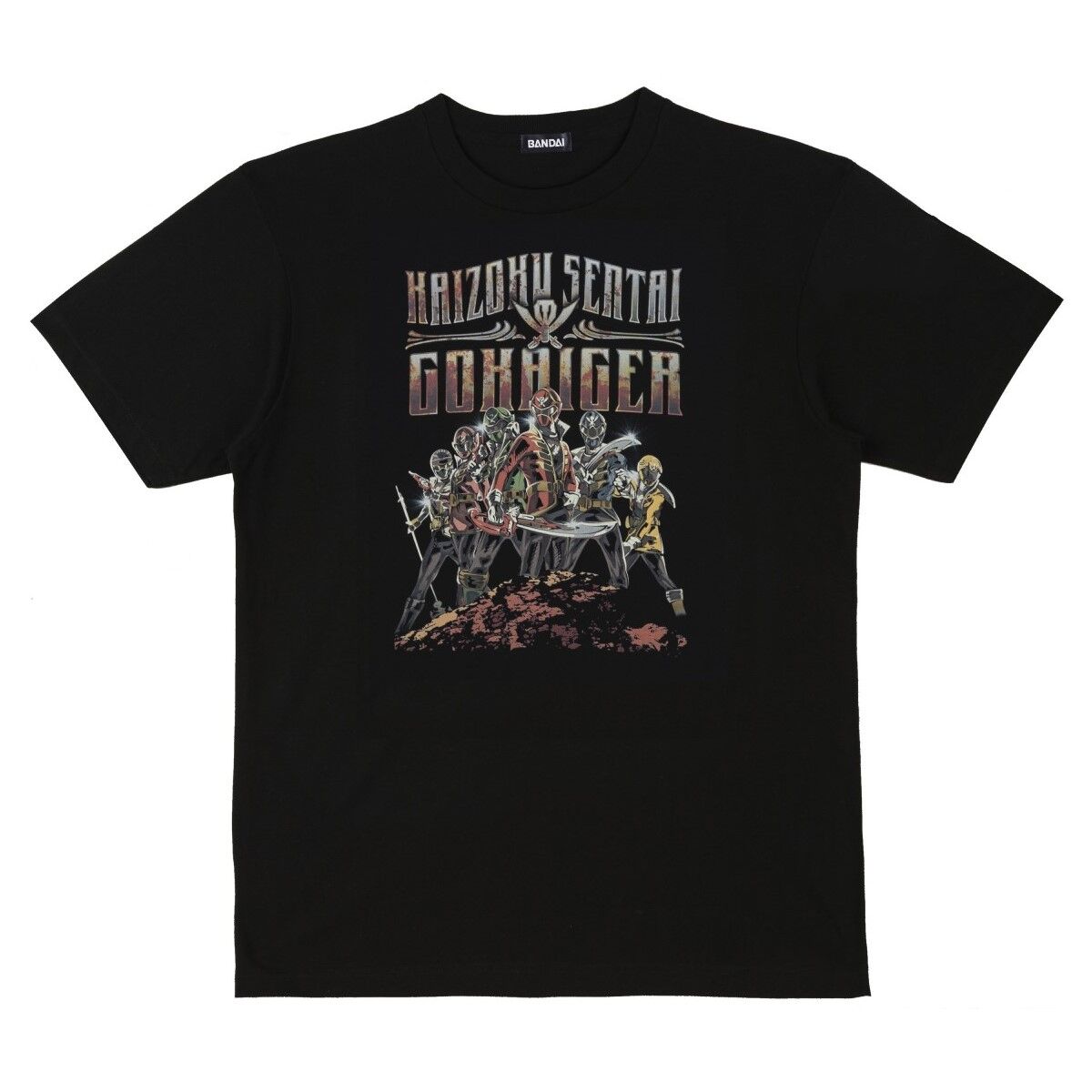 東映ヒーローTシャツ 海賊戦隊ゴーカイジャー アメコミ風柄 | 海賊戦隊