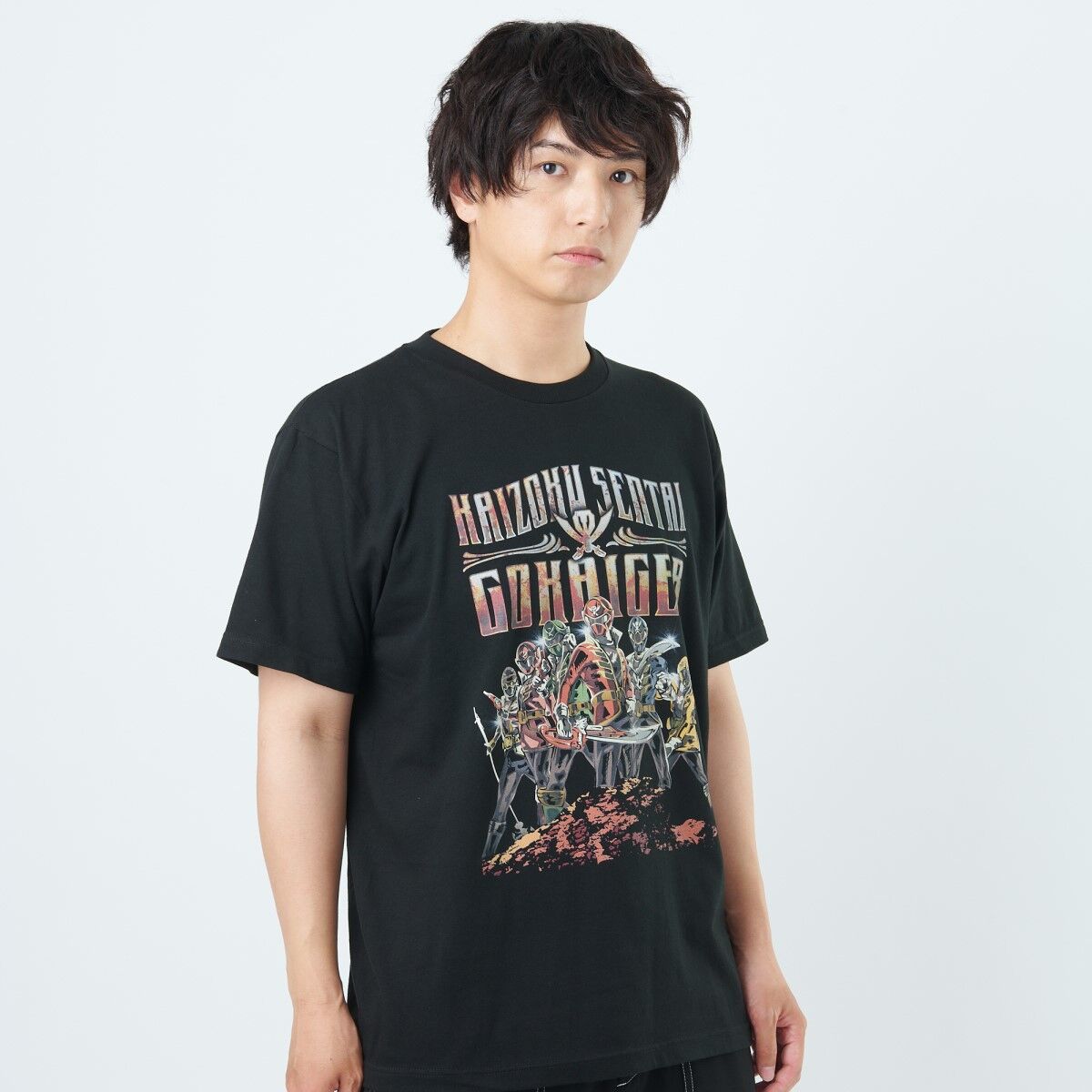 東映ヒーローTシャツ 海賊戦隊ゴーカイジャー アメコミ風柄 | 海賊戦隊