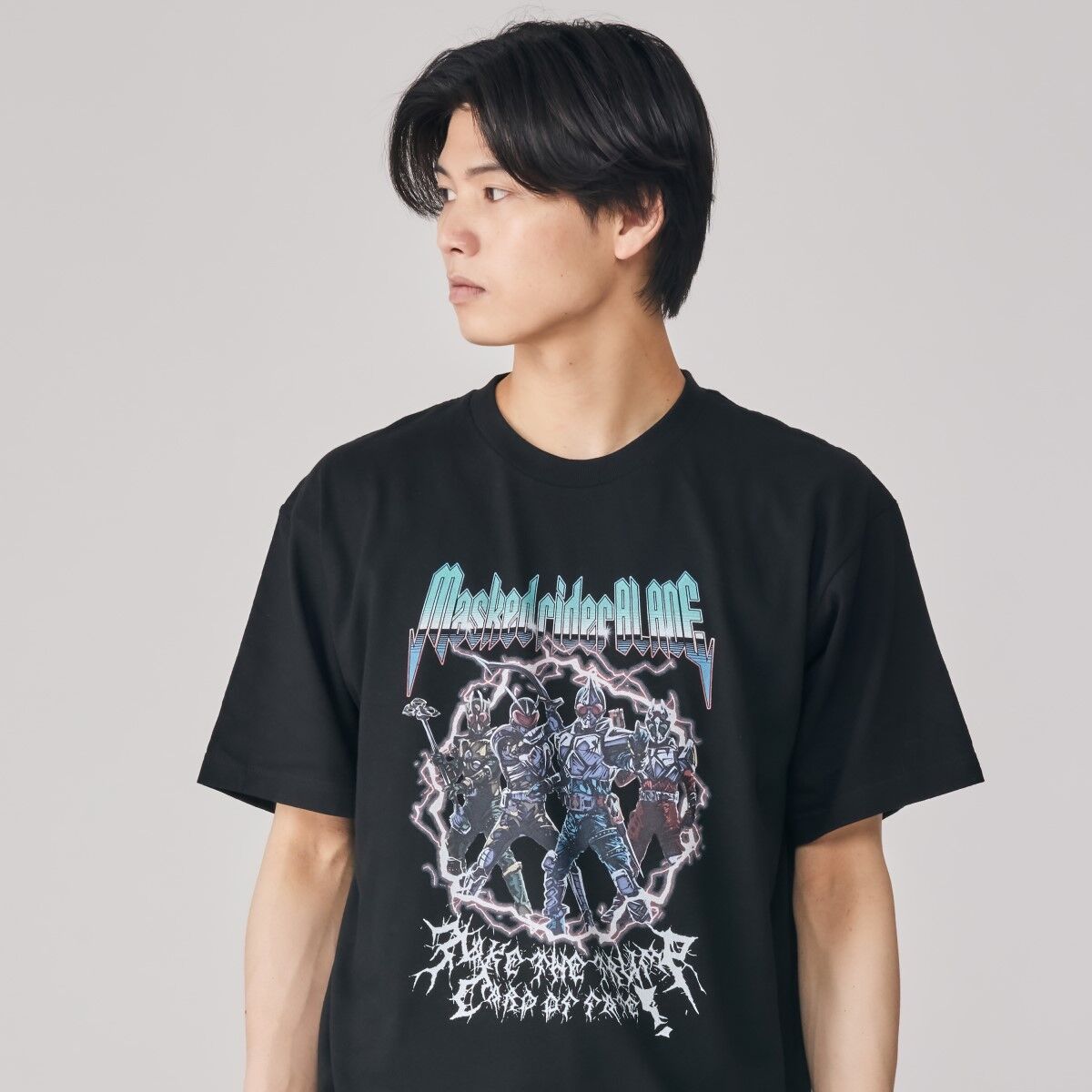 東映ヒーローTシャツ 仮面ライダー剣（ブレイド） アメコミ風デザイン