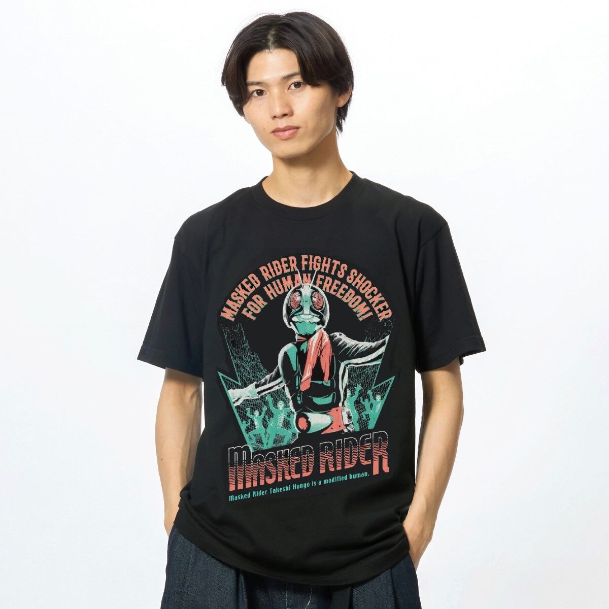 昭和　特撮　仮面ライダー　KAMEN RIDER 1号? シャツ 東映ヒーローTシャツ 仮面ライダー1号 | 仮面ライダーシリーズ