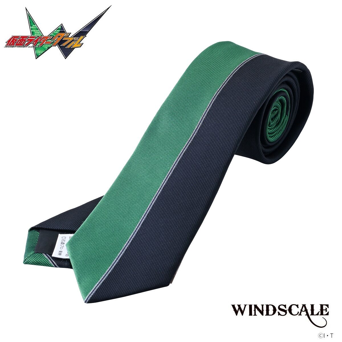 仮面ライダーW ネクタイ WIND SCALE 仮面ライダーW WIND SCALE ネクタイ センターライン柄 | 仮面ライダーW