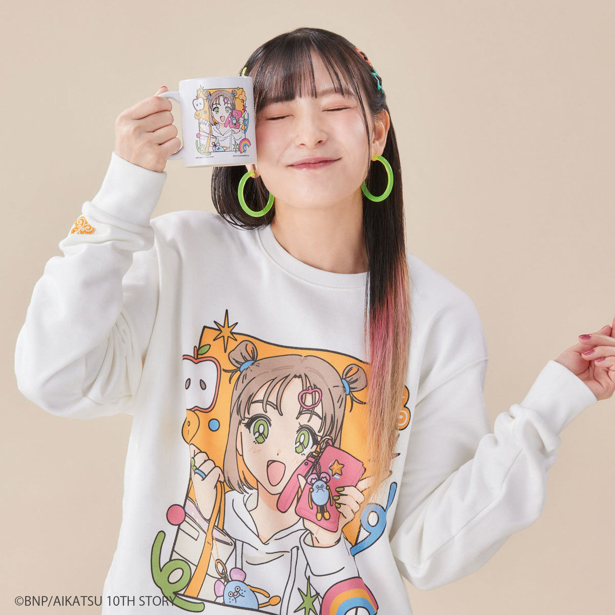 予約販売】AIKATSU！DESIGNMART×nsn マグカップ -CUTE＆POP