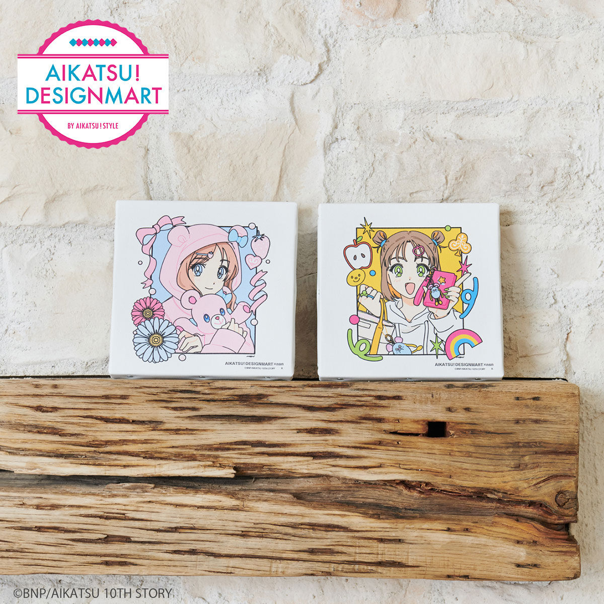 予約販売】 AIKATSU！DESIGNMART×nsn キャンバスボード | アイカツ
