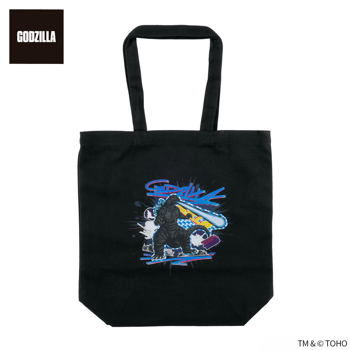 ゴジラ ステッカーアート トートバッグ | ゴジラシリーズ ファッション