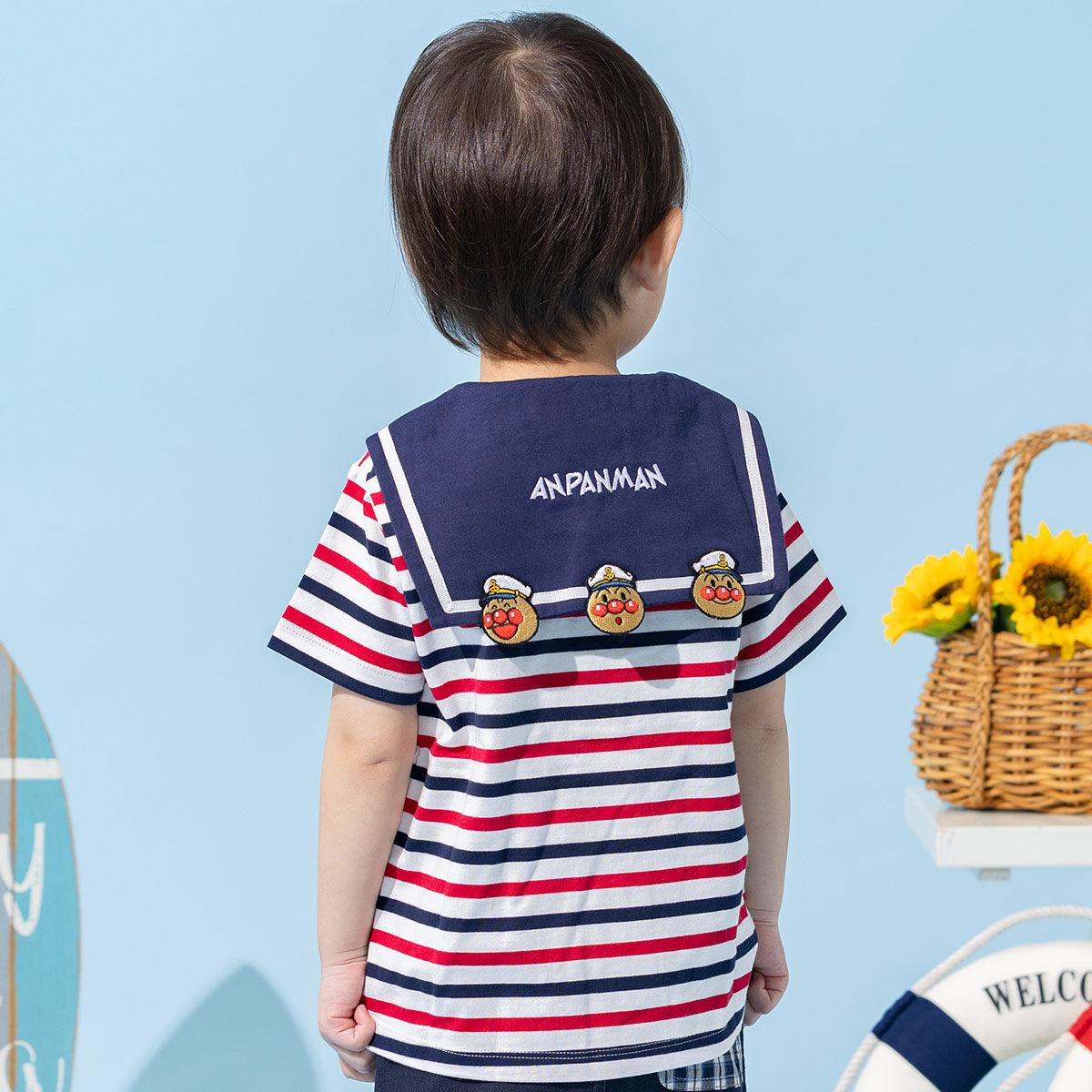 アンパンマンボーダーマリンセーラーTシャツ | それいけ！アンパンマン