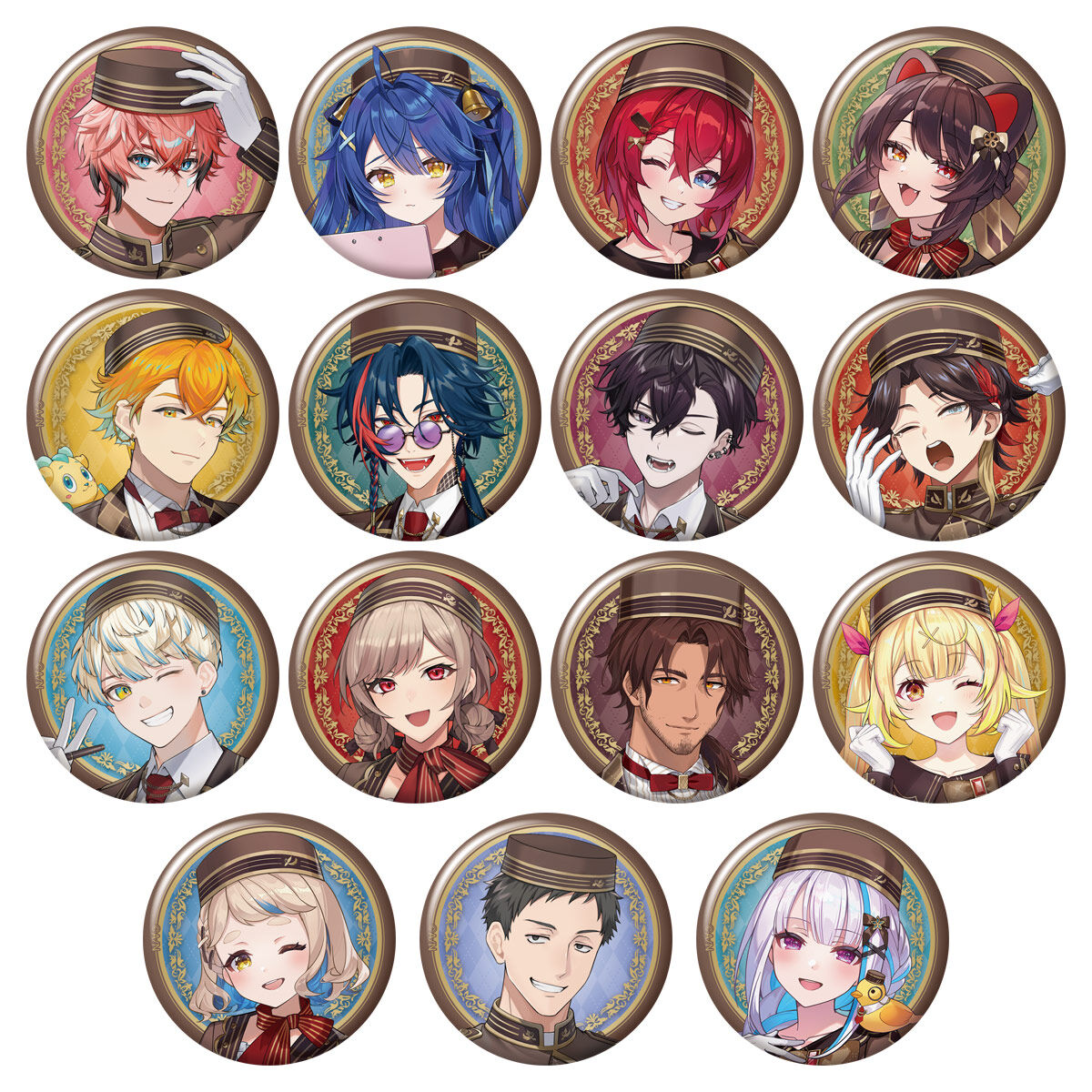 にじさんじ缶バッジビスケット4(12個入) | ファンシー系キャラクター