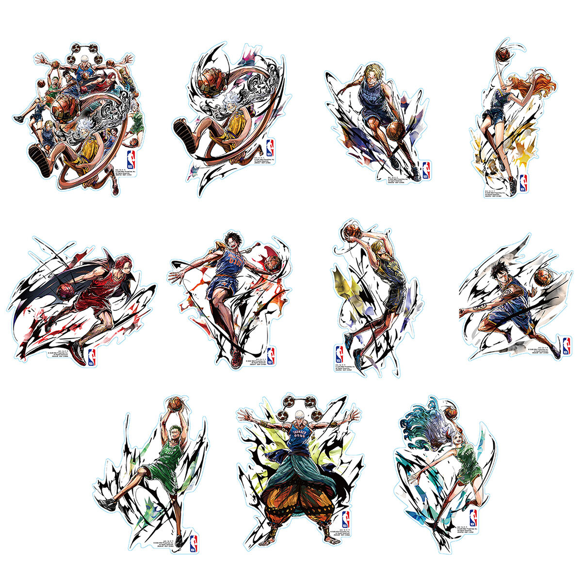 抽選販売　ONE PIECE × NBA MINI POSTER SET ONE PIECE × NBA MINI POSTER SET | ONE PIECE（ワンピース） 日用品