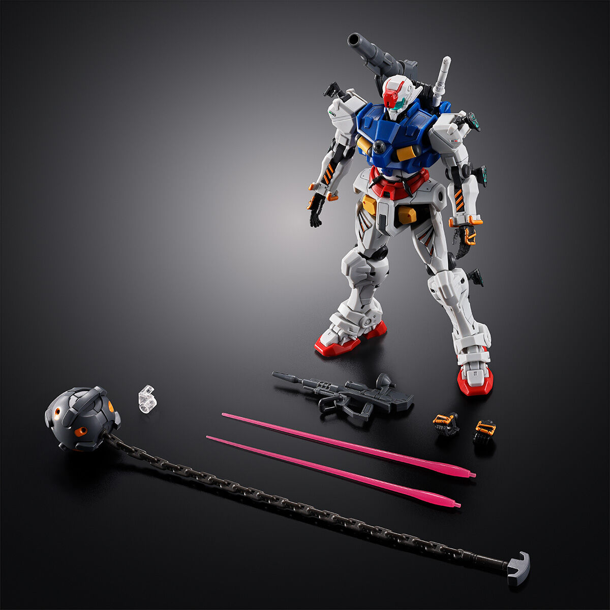 s*n様 セイラ専用軽キャノン　01ガンダム　赤いガンダム 軽キャノン完成🍓 赤いガンダムとミキシングして、01ガンダムにするか