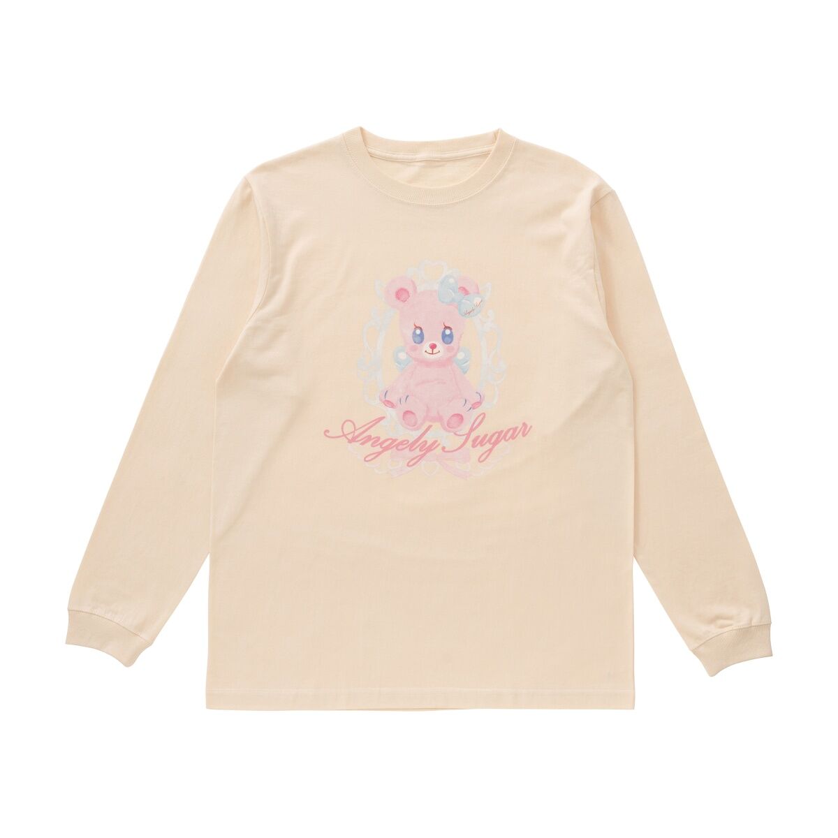 エンジェリーベア柄　ロングカットソー　Lサイズ 予約販売】エンジェリーシュガー ロングカットソー エンジェリーベア柄