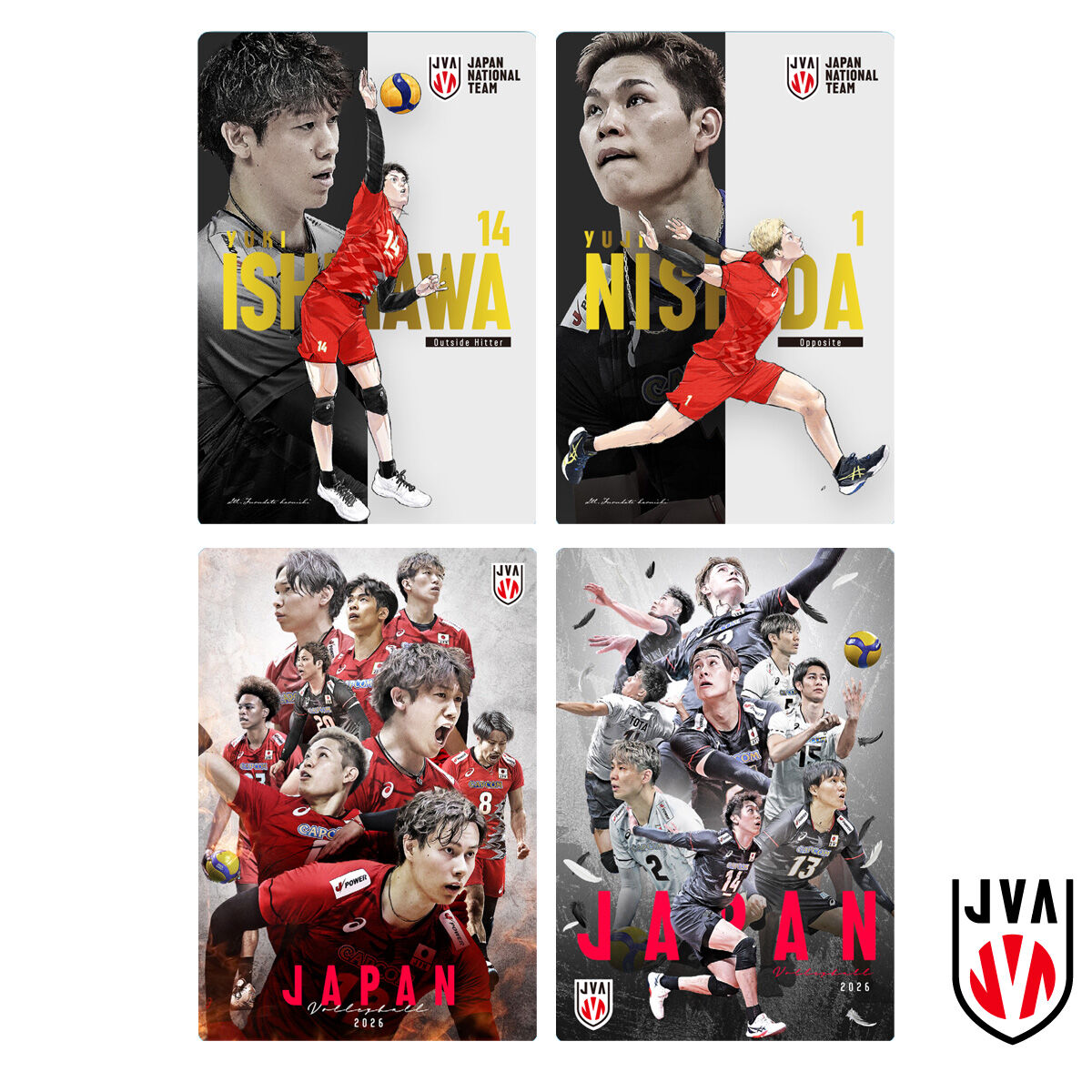JAPAN NATIONAL VOLLEYBALL TEAM-男子日本代表ver.- ツインウエハース