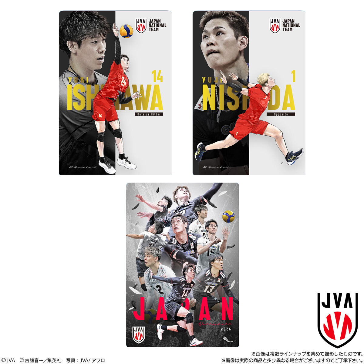 TEAM VOLLEYBALL NATIONAL JAPAN ツインウエハース ツインウエハース｜発売日：2025年1月 TEAM VOLLEYBALL NATIONAL JAPAN ボール