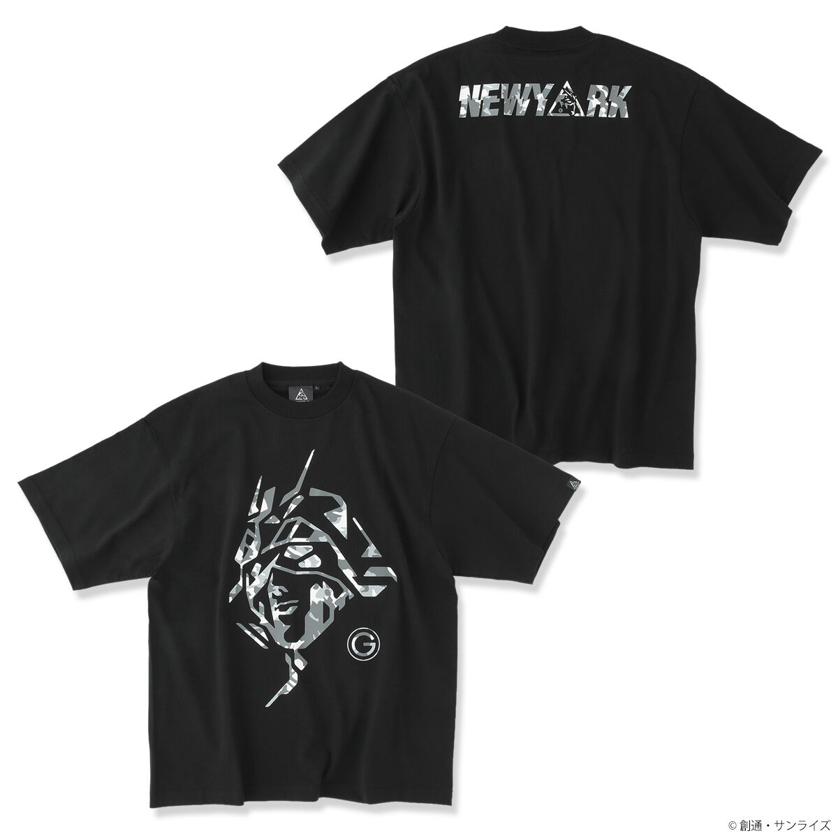 緊急お値下げ⭐️ 新品　未使用　HANOI ROGNS Tシャツ　タグ付 STRICT-G NEW YARK『機動戦士ガンダム』Tシャツ シャア迷彩柄 | 機動