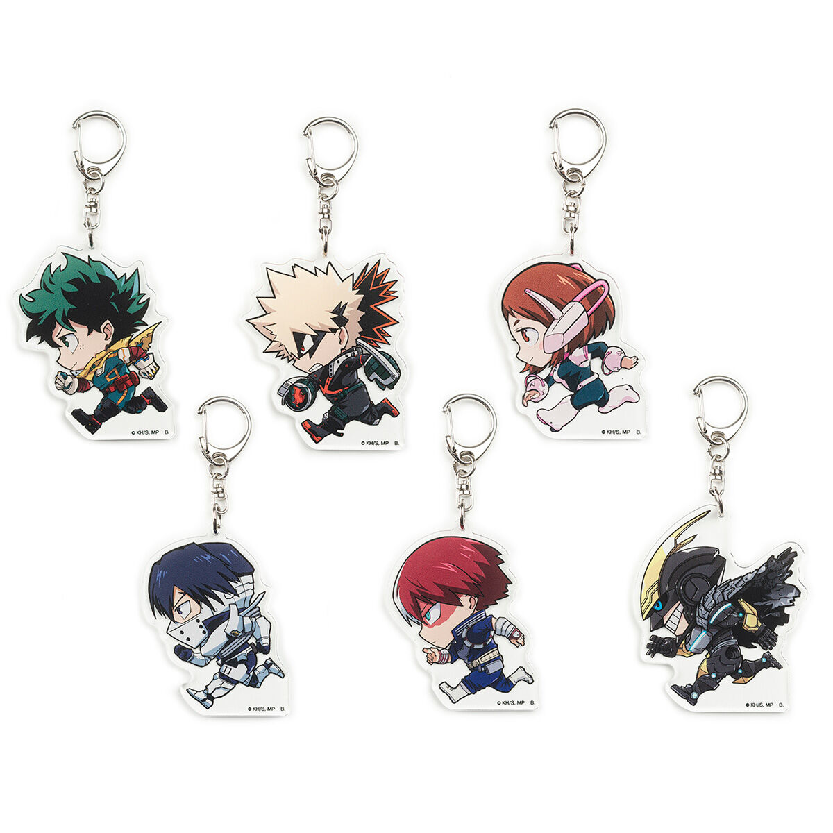 僕のヒーローアカデミア 走るデフォルメシリーズ アクリルキーホルダー