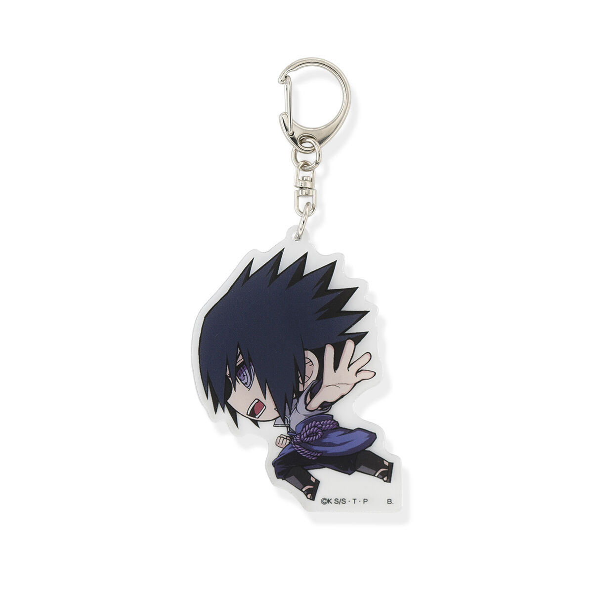 NARUTO 走るデフォルメシリーズ ナルトvsサスケ アクリルキーホルダー