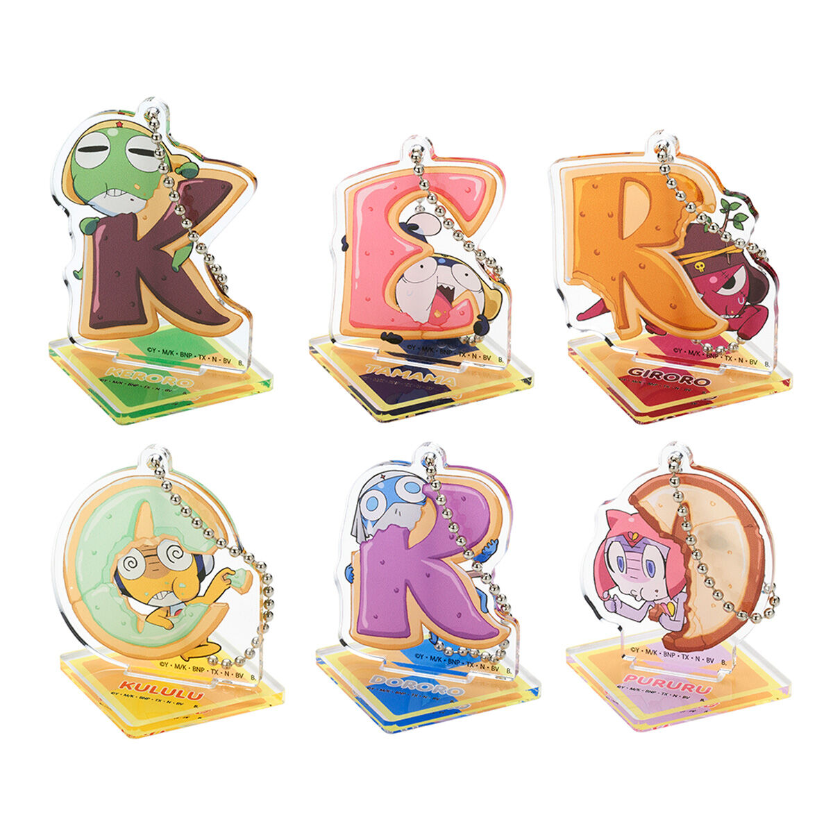 ケロロ軍曹 アクリルスタンドチャーム(全6種)【6月発送