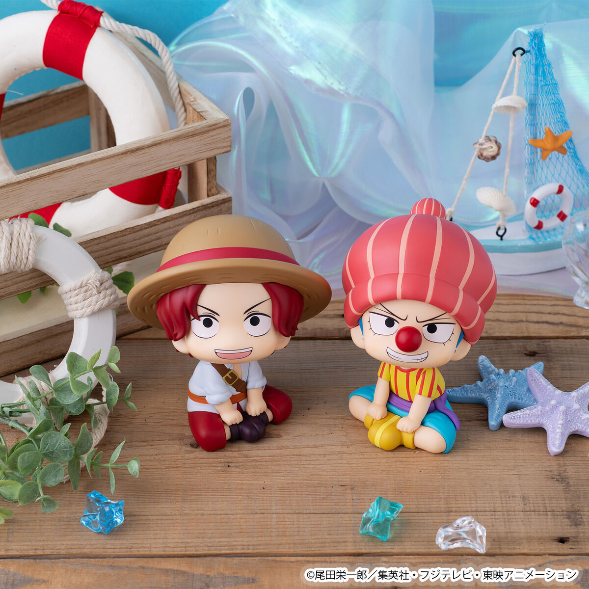 るかっぷ ONE PIECE シャンクス＆バギー 幼少期Ver.セット【限定巾着