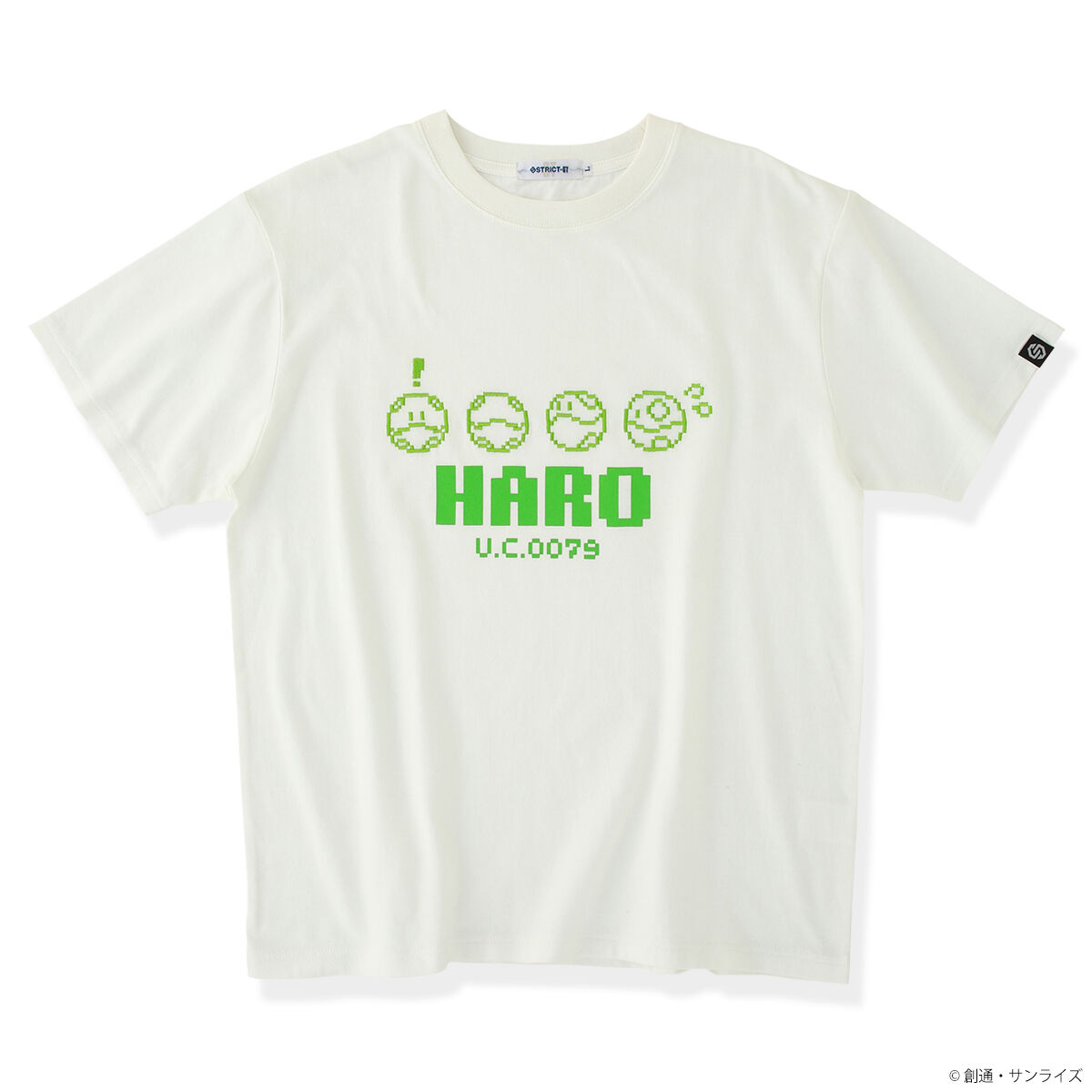 STRICT-G『機動戦士ガンダム』 ハロ 刺繍Tシャツ 白 | 機動戦士 