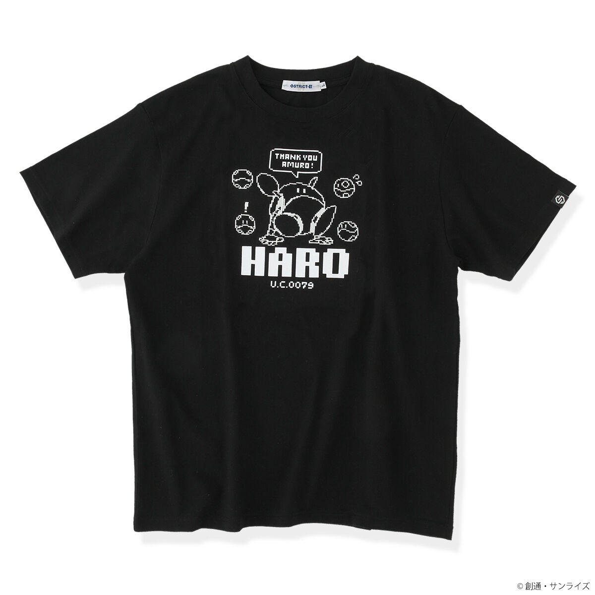 STRICT-G『機動戦士ガンダム』ハロ 刺繍Tシャツ 黒 | 機動戦士ガンダム