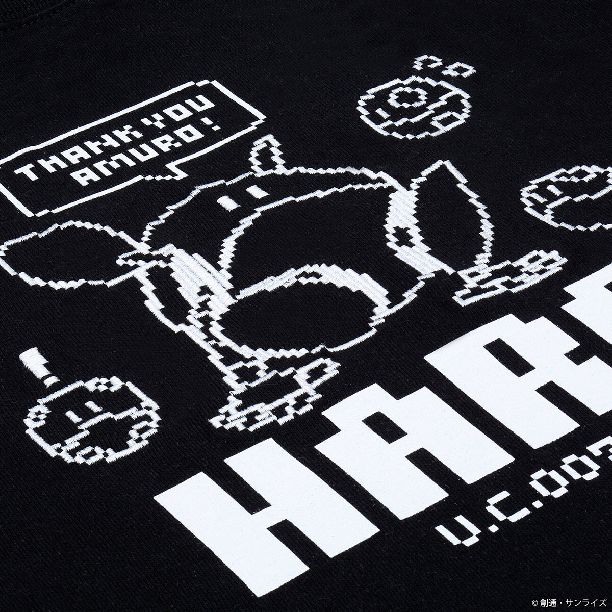 STRICT-G『機動戦士ガンダム』ハロ 刺繍Tシャツ 黒 | 機動戦士ガンダム