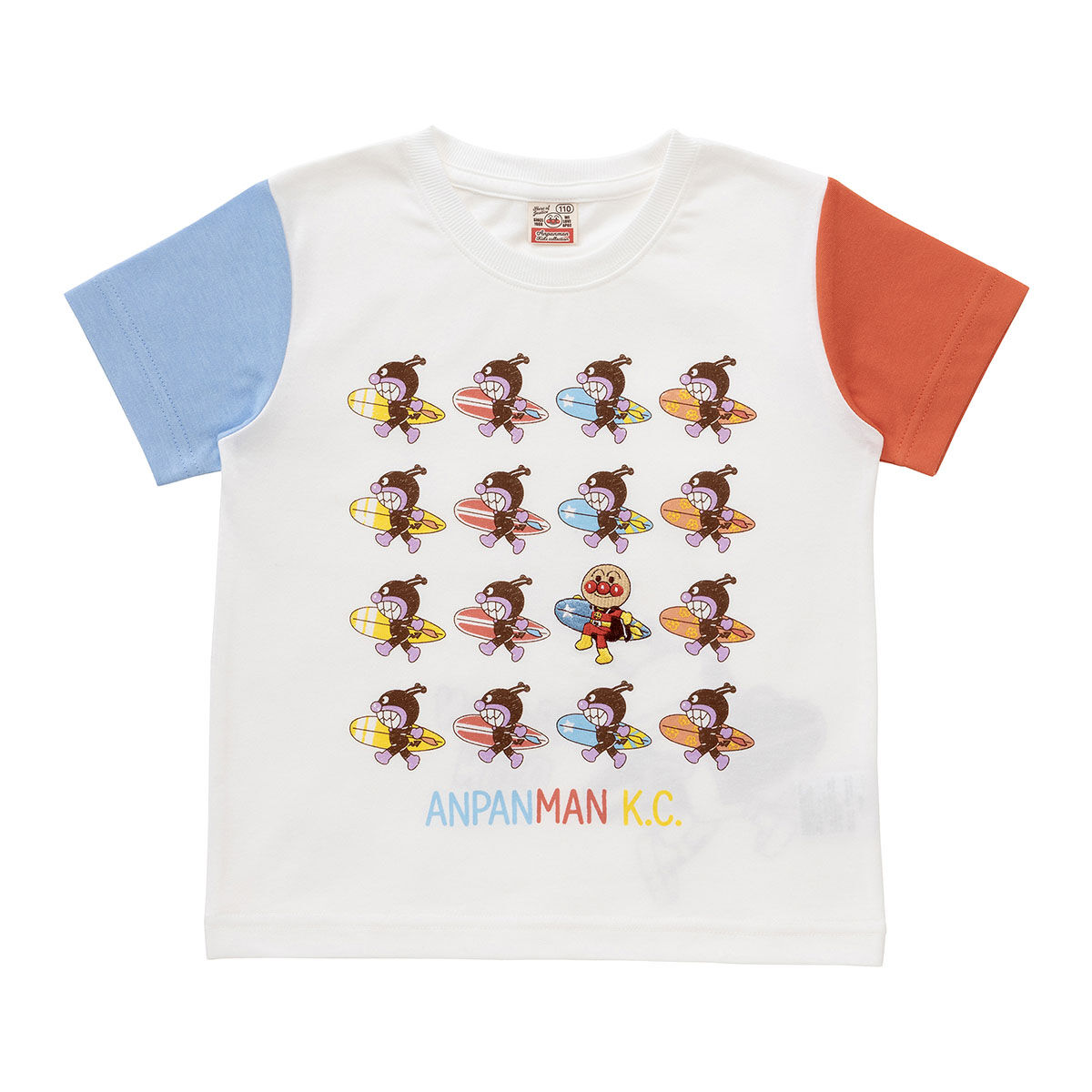 ばいきんまんいっぱいサーフ半袖Tシャツ | それいけ！アンパンマン
