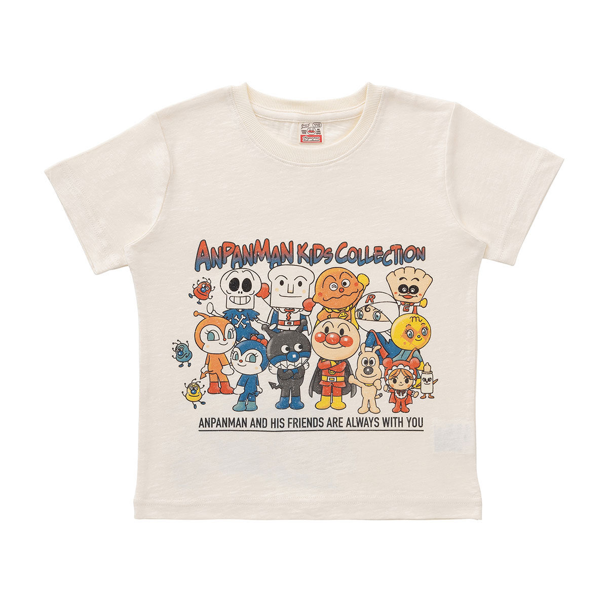ヴィンテージライクなかま集合Tシャツ | それいけ！アンパンマン