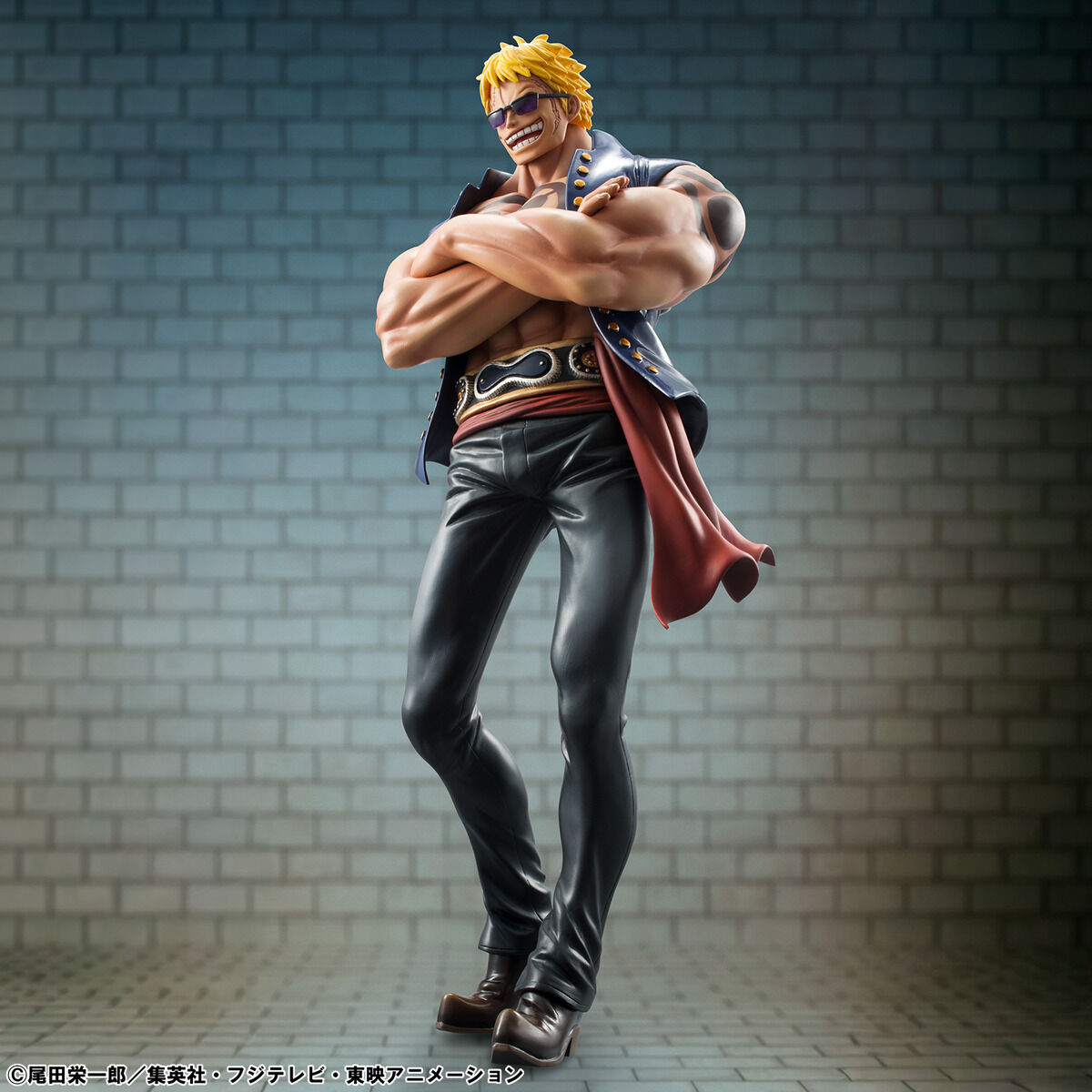 ワンピース ハイエナのベラミー P.O.P フィギュア ドフラミンゴ 専用台座付 Portrait.Of.Pirates ワンピース“Sailing Again” ハイエナのベラミー
