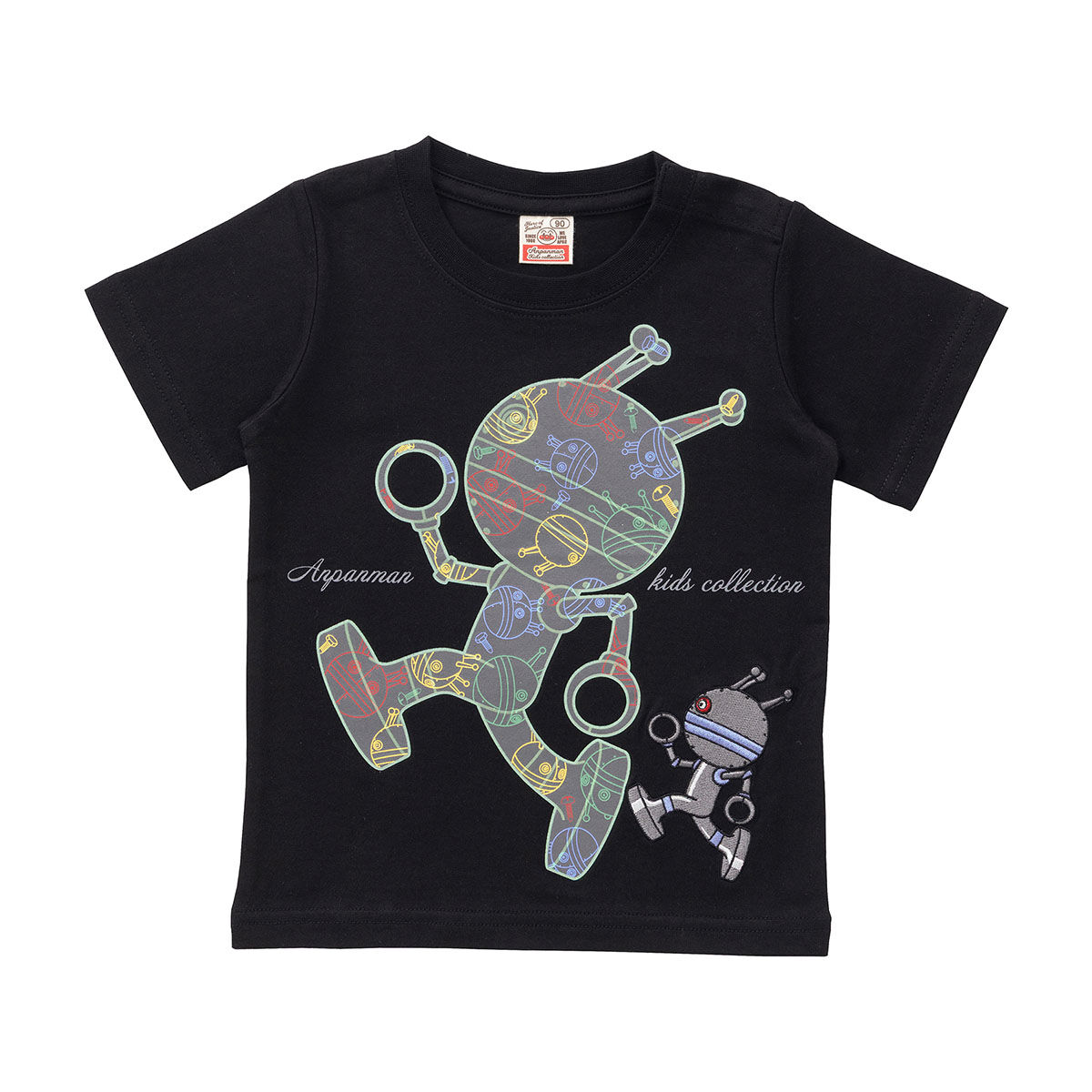 光る!シルエット刺繍Tシャツ だだんだん | それいけ！アンパンマン