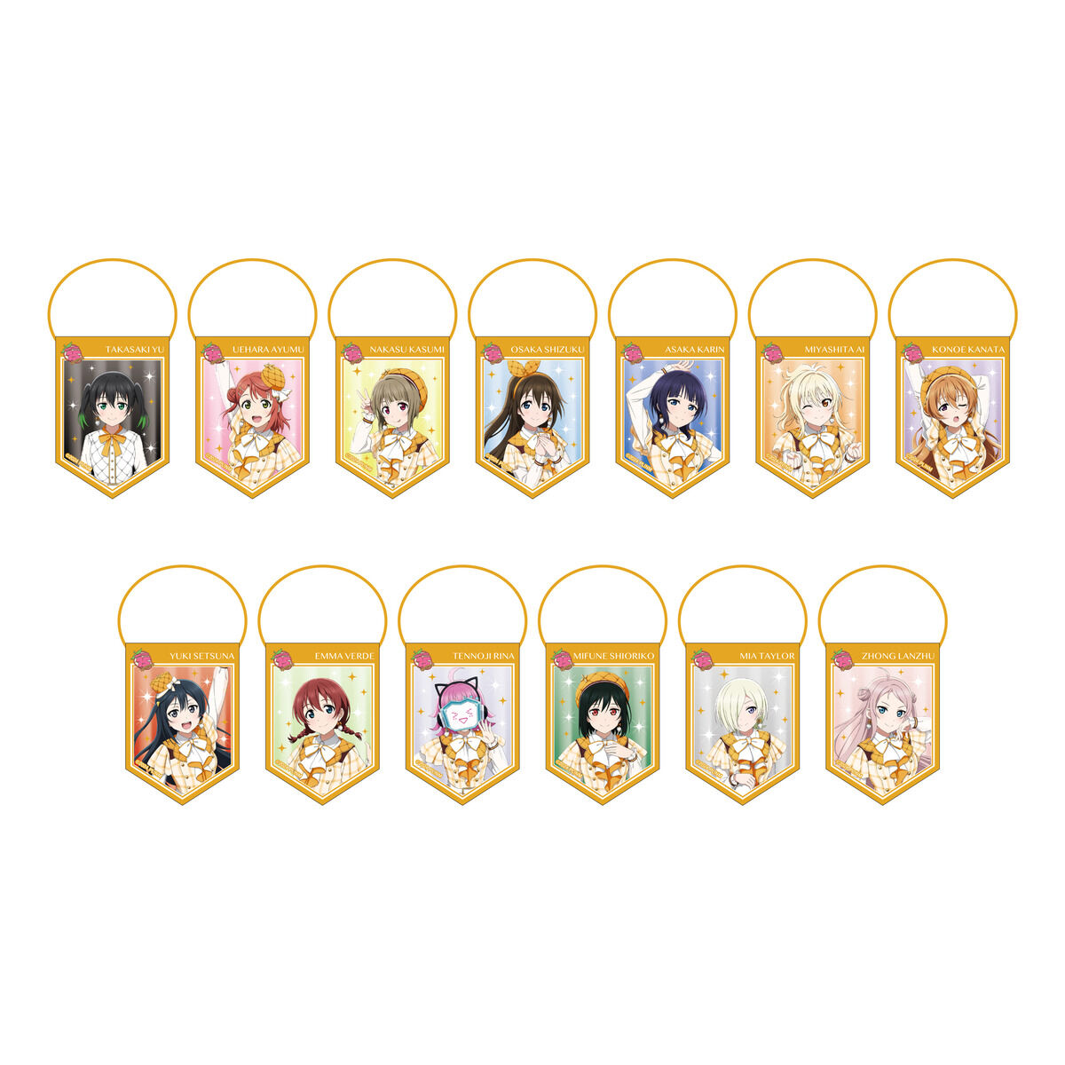 Lala カラフル サイン入りCD ラババンセット ラブライブ！シリーズ 15周年記念 つながるガーランド ラブライブ！虹