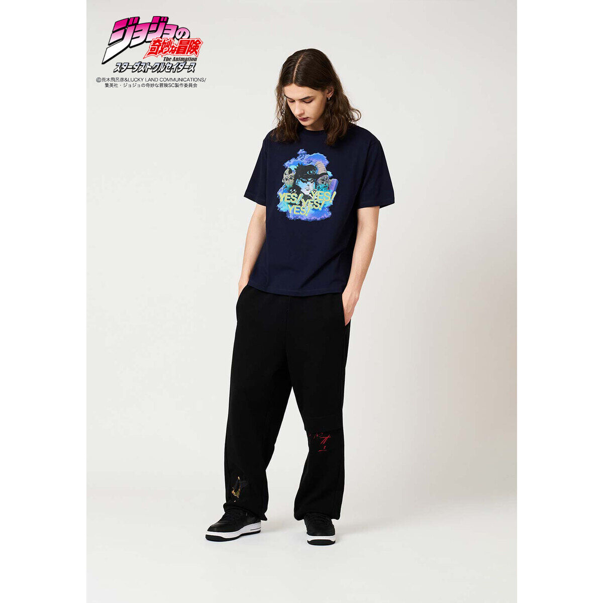 ジョジョ　Tシャツ&スウェットパンツ　jojo ジョジョの奇妙な冒険 スターダストクルセイダース×グラニフ