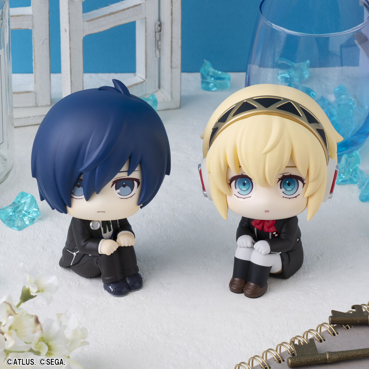 ペルソナ3 フィギュア フルコンプセット るかっぷ ペルソナ3 リロード 主人公＆アイギス セット【限定座布団