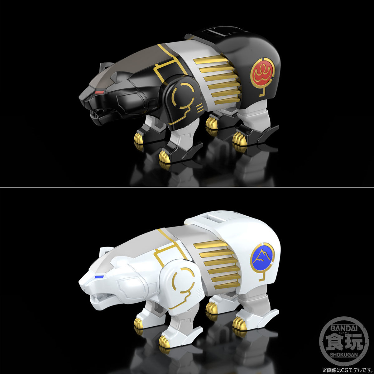 SMP[SHOKUGAN MODELING PROJECT] 百獣合体 ガオマッスル/ガオライノス