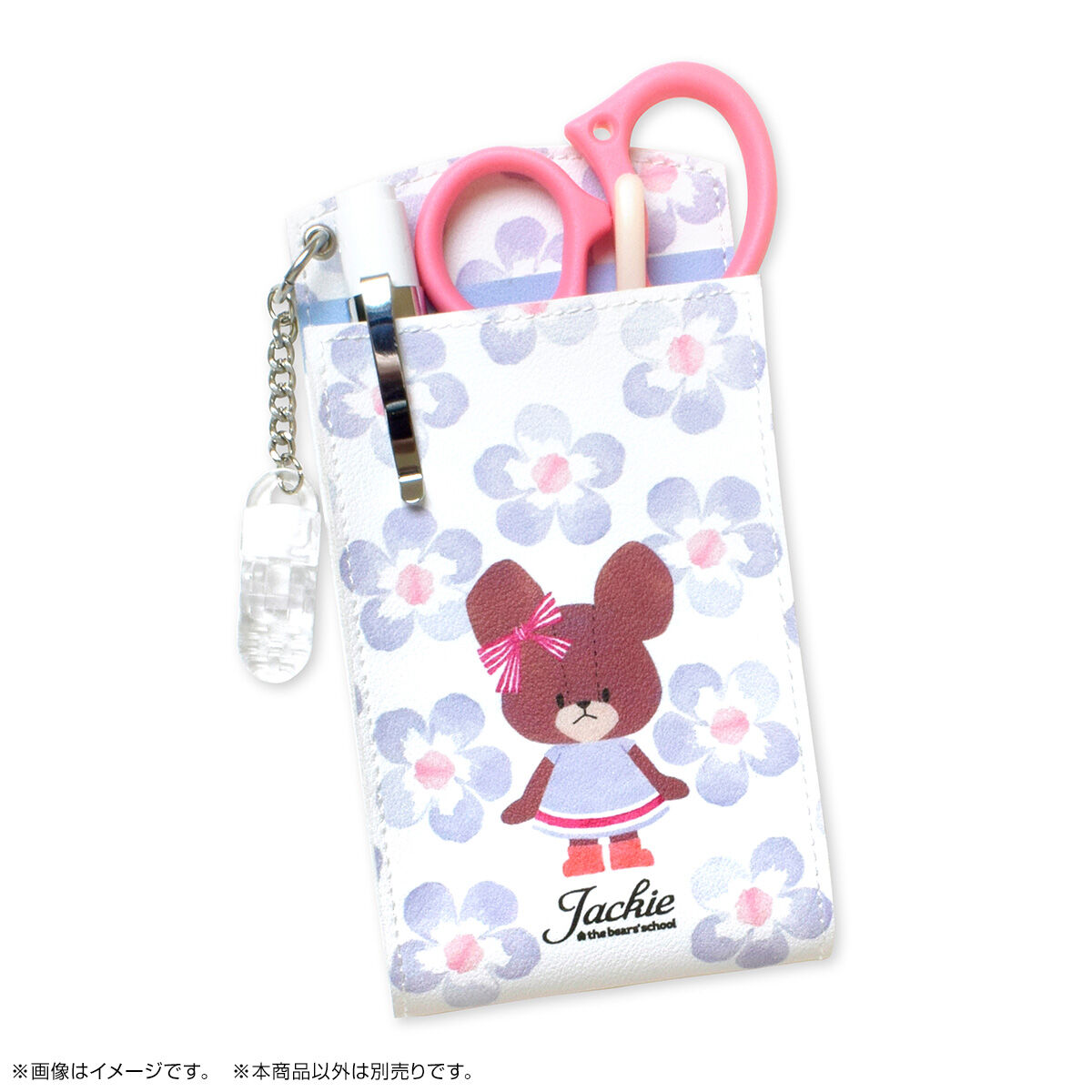 くまのがっこう 胸ポケット用ペンケース Flower Works | くまのがっ