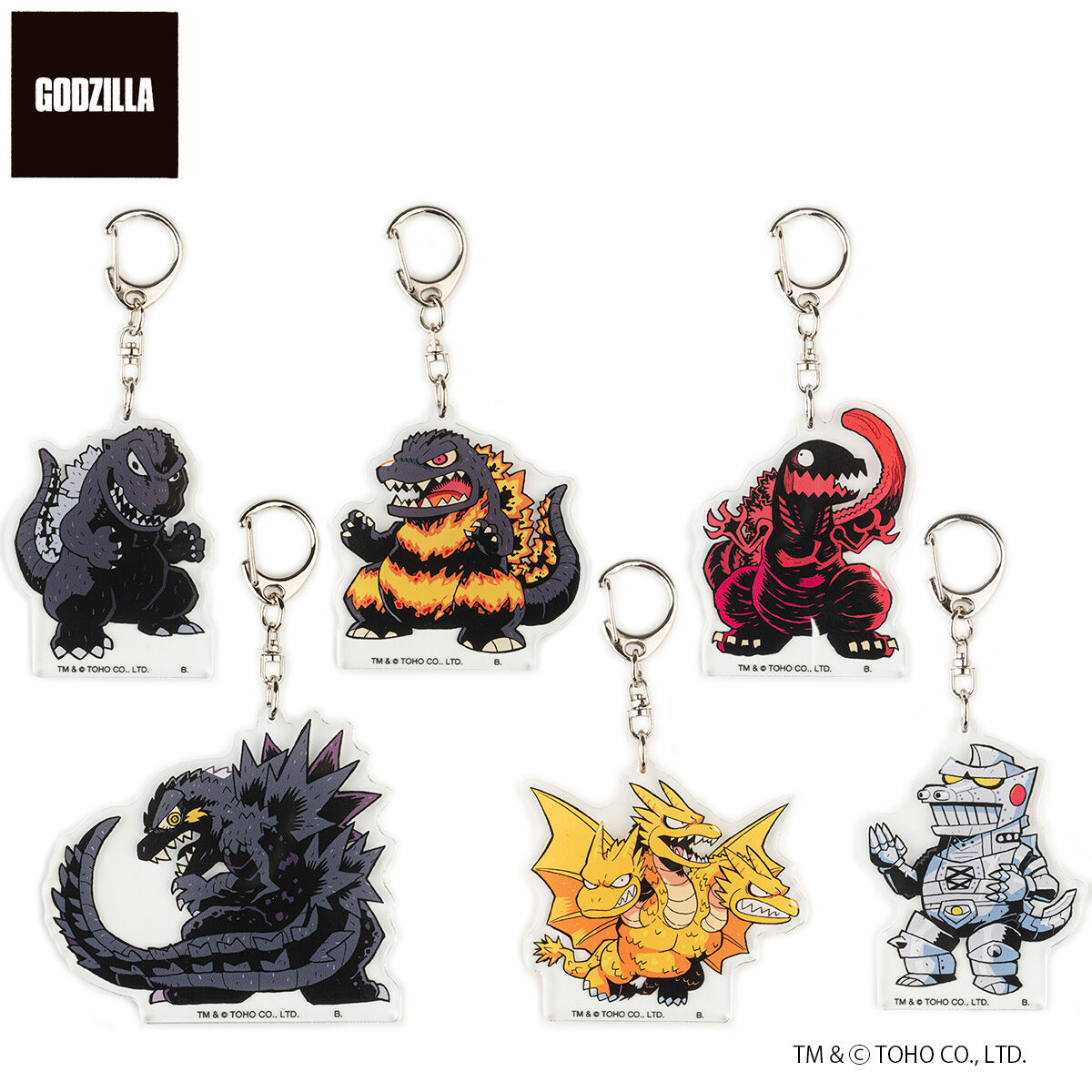 ゴジラ デフォルメアクリルキーホルダー（全6種）【再販】 | ゴジラ