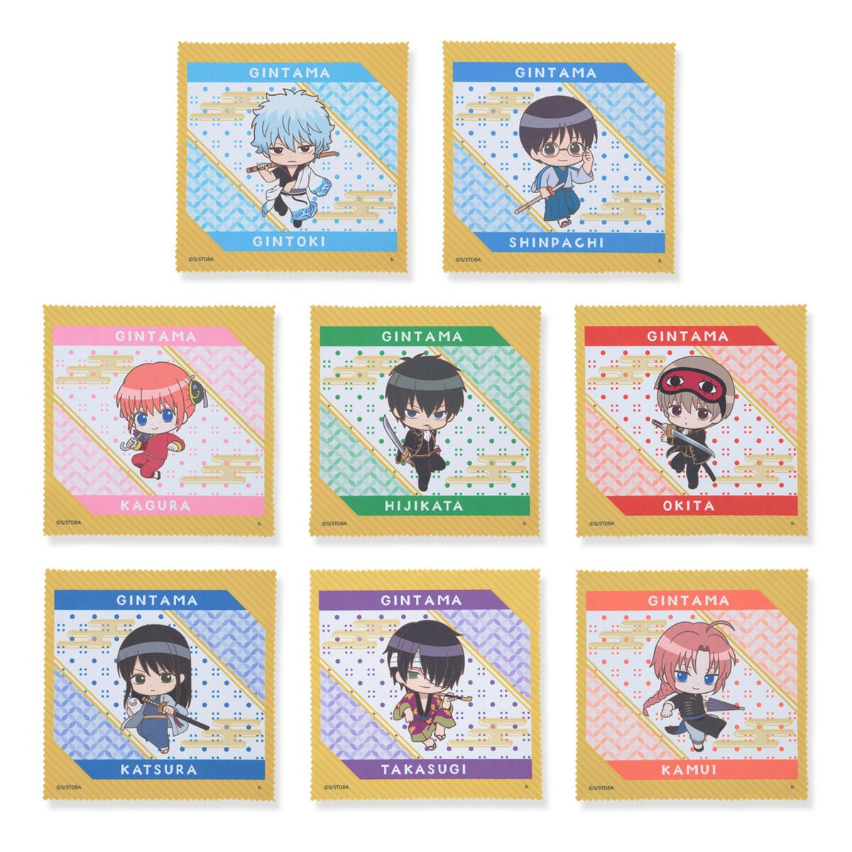ハピクロ！】銀魂 SD柄ミニクロス（全8種）【再販】 | 銀魂
