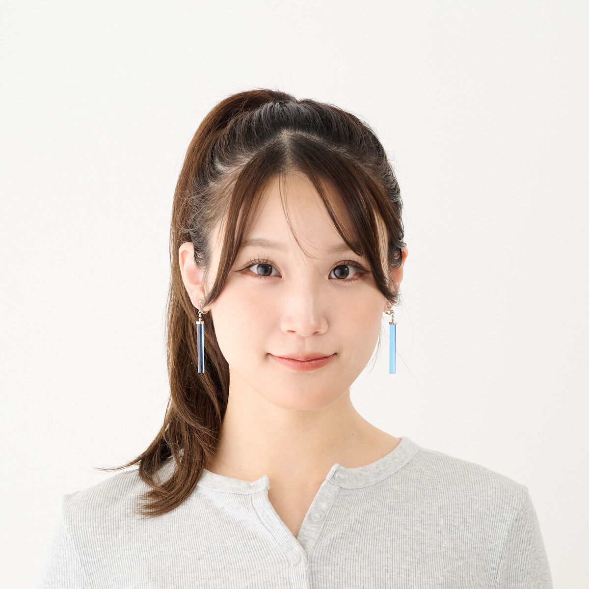 機動戦士ガンダム 水星の魔女 ミオリネのイヤーアクセサリー(ブルー