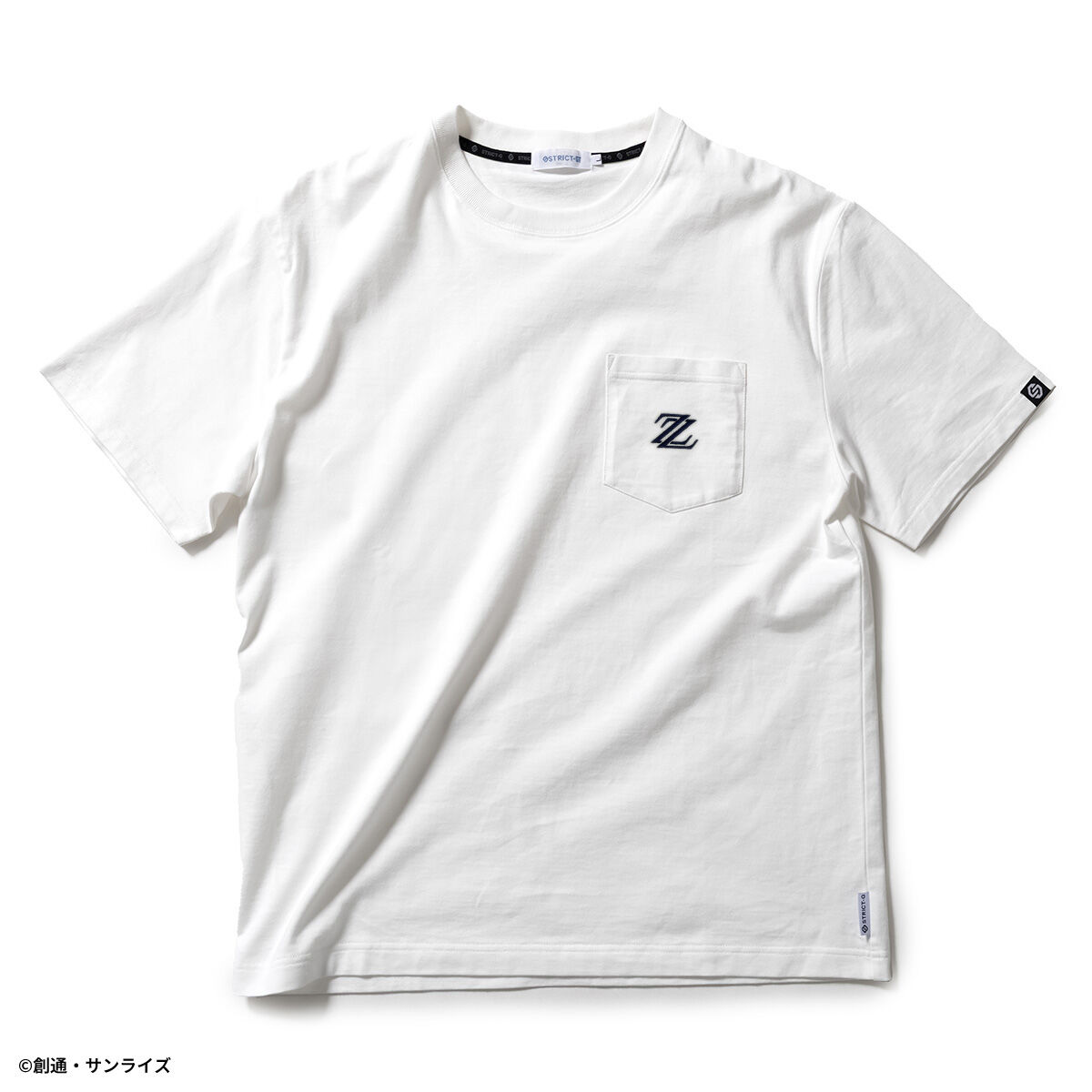 STRICT-G BASIC『機動戦士ガンダムZZ』ポケット付き刺繍Tシャツ ZZ