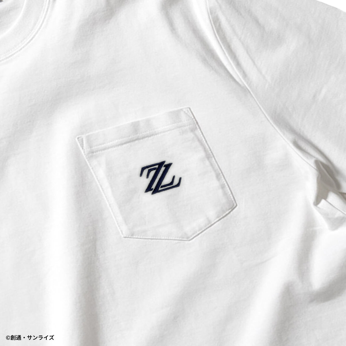 STRICT-G BASIC『機動戦士ガンダムZZ』ポケット付き刺繍Tシャツ ZZ