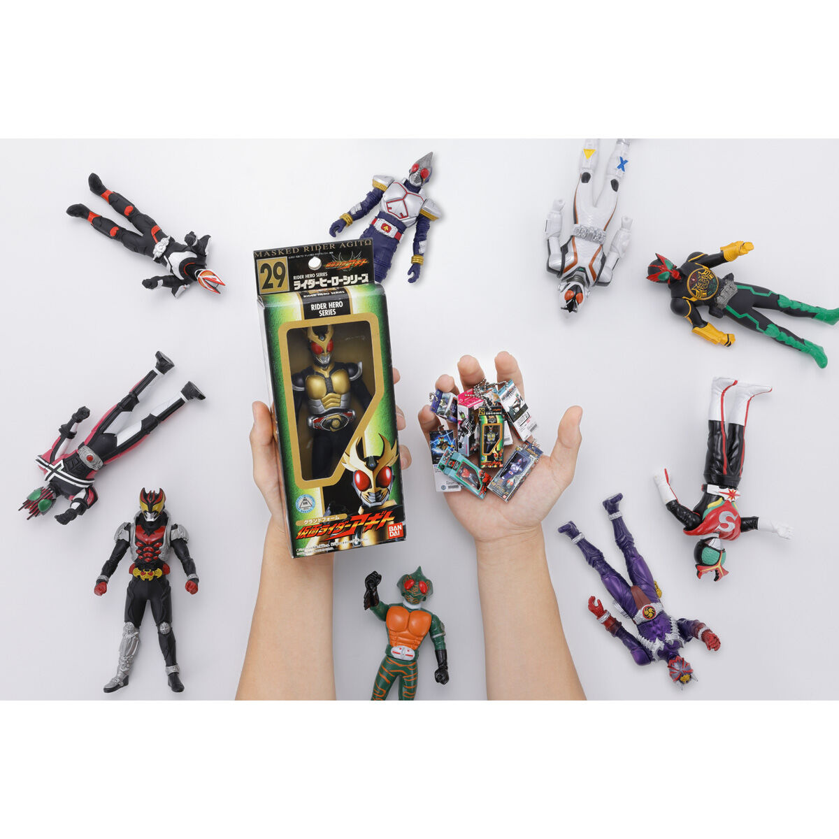 仮面ライダー ソフビパッケージチャーム2＆チョコビスケット(10個入