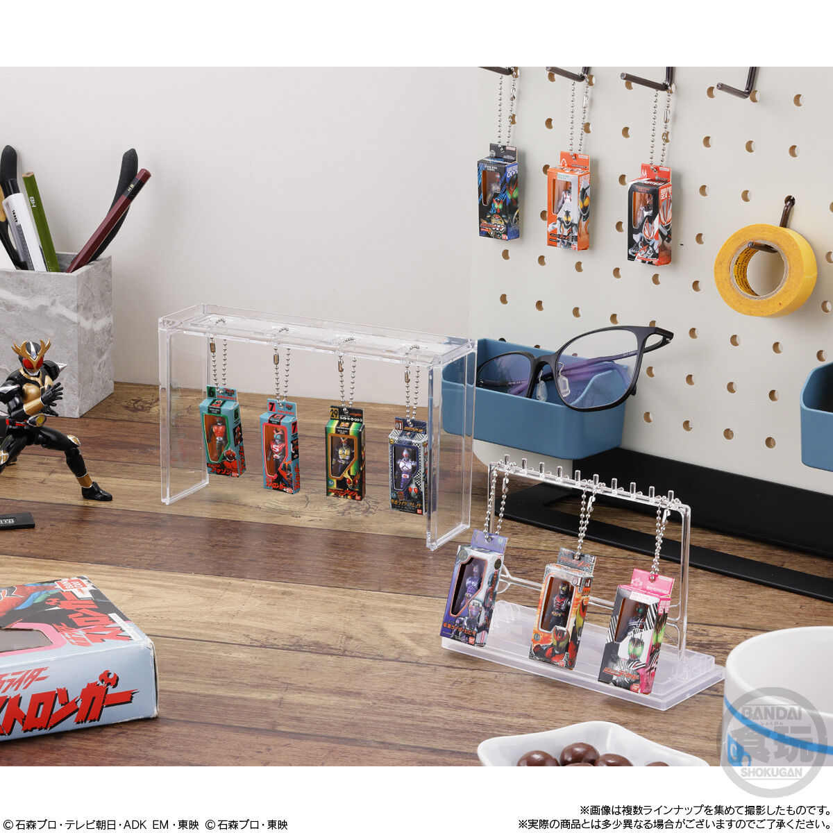 仮面ライダー ソフビパッケージチャーム2＆チョコビスケット(10個入