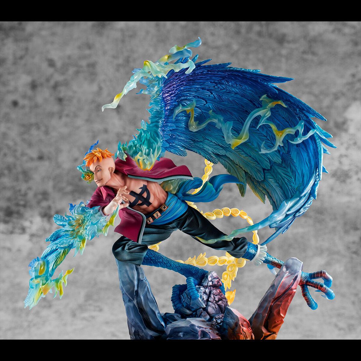 POP船医マルコ　白ひげ　隊長　メガハウス　ワンピース　フィギュア　悪魔の実 抽選販売】Portrait.Of.Pirates ワンピース “MAS-MAXIMUM” 白ひげ海賊