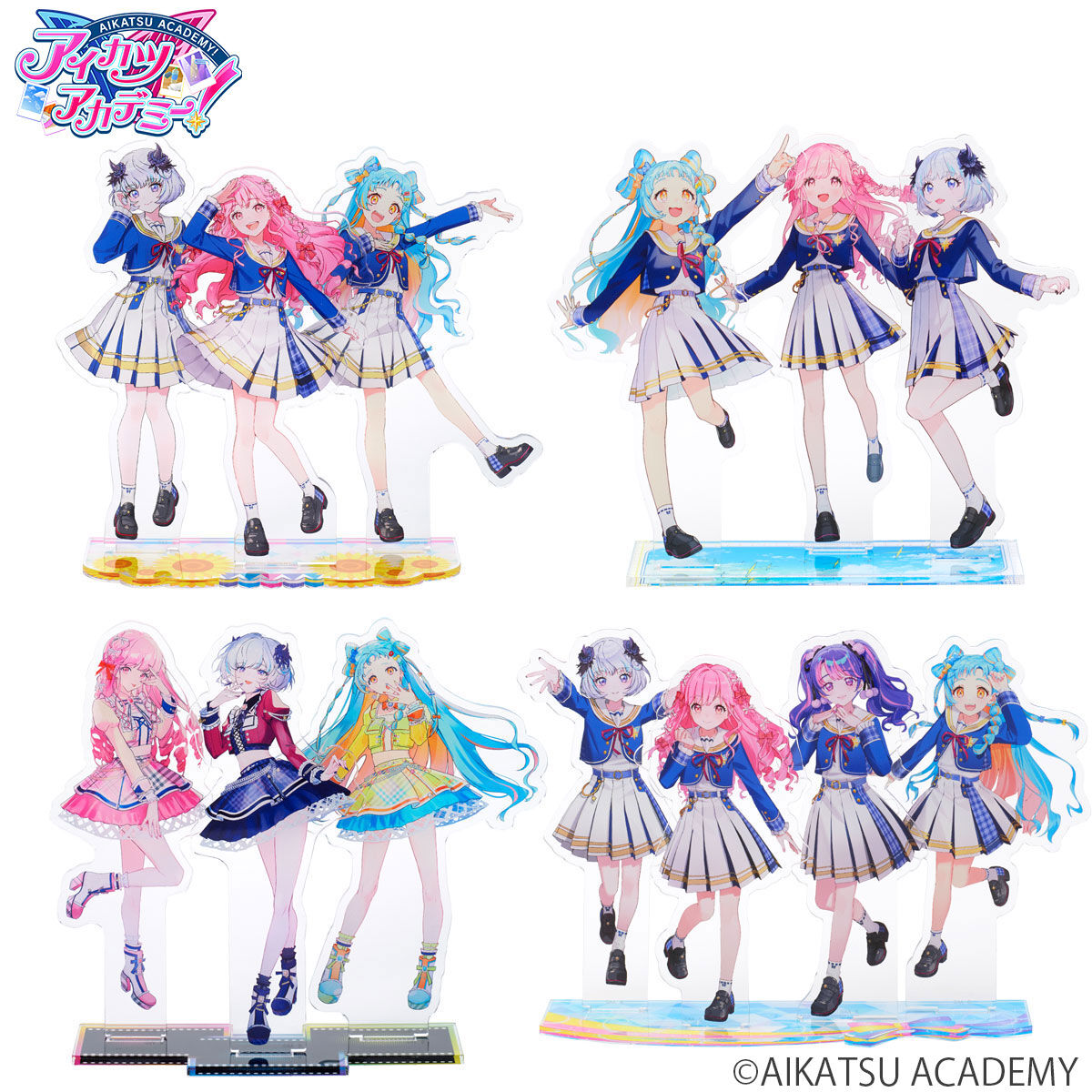 予約販売】アイカツアカデミー！イラストアクリルスタンド 全4種（再販