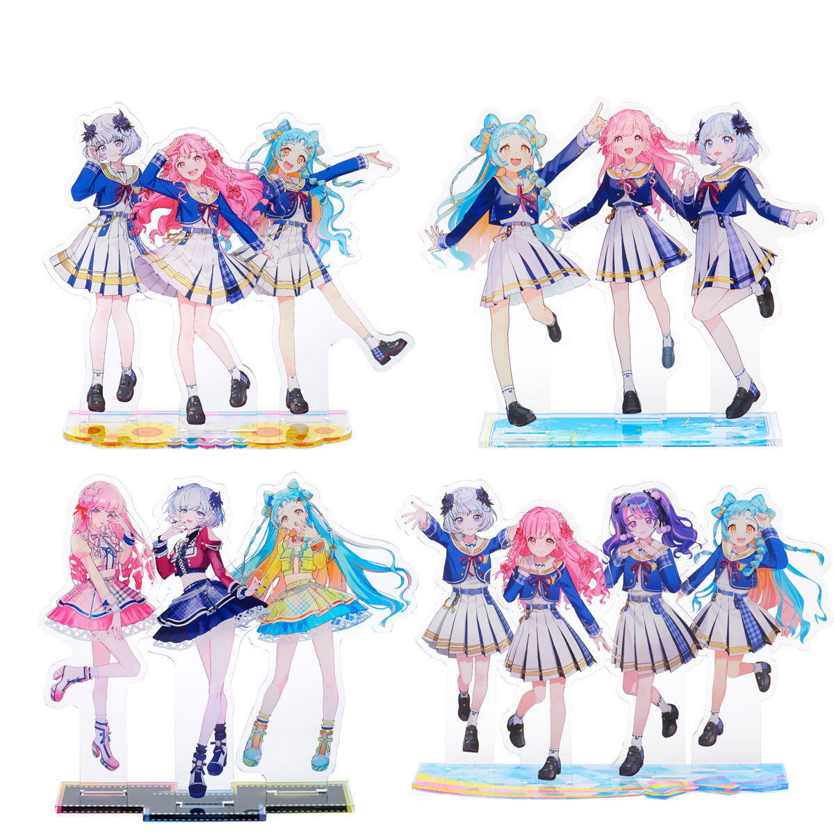 アイカツ　アクリルスタンド 3個セット 予約販売】アイカツアカデミー！イラストアクリルスタンド 全4種（再販