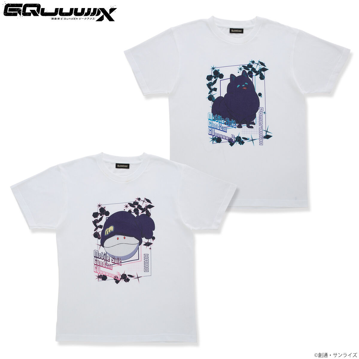 機動戦士Gundam GQuuuuuuX キャラクターTシャツ（全2種） | ガンダム