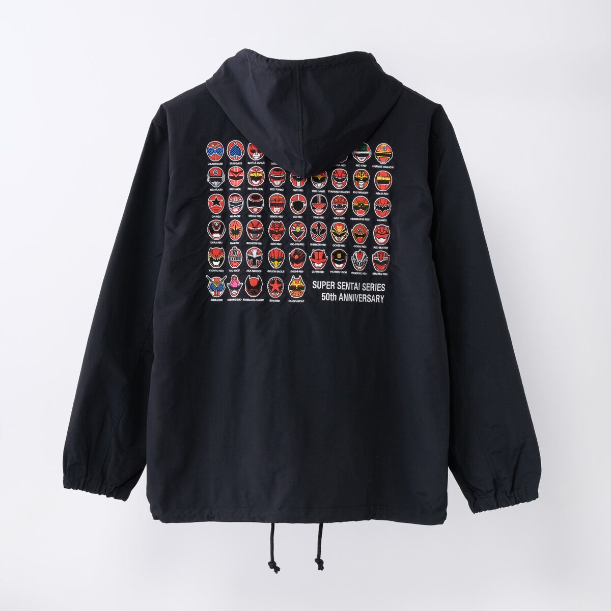 新しい学校のリーダーズ　非売品ワンハンドレットコーチジャケット　爆レア！ スーパー戦隊50周年 歴代レッド 刺繍 コーチジャケット | 宇宙戦隊